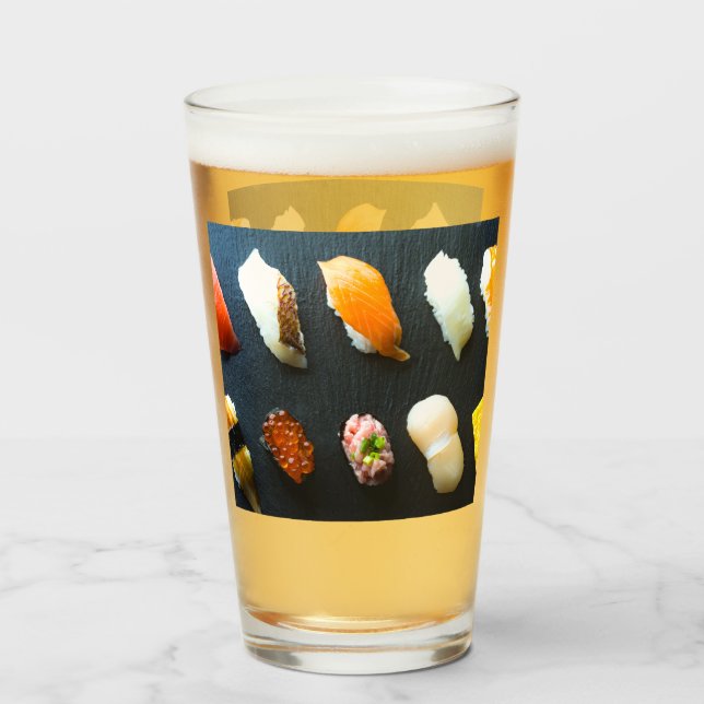 Copo De Pint Slate & Sizzle – Sushi Goes Sophisticated (Frente (Preenchido))