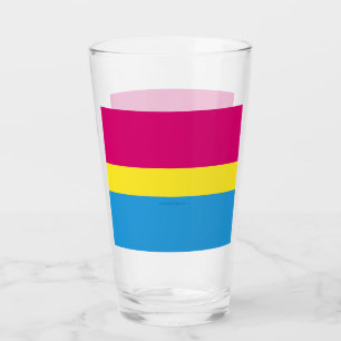 Copo De Pint SlipperyJoe sinalizador de orgulho pansexual cor-d