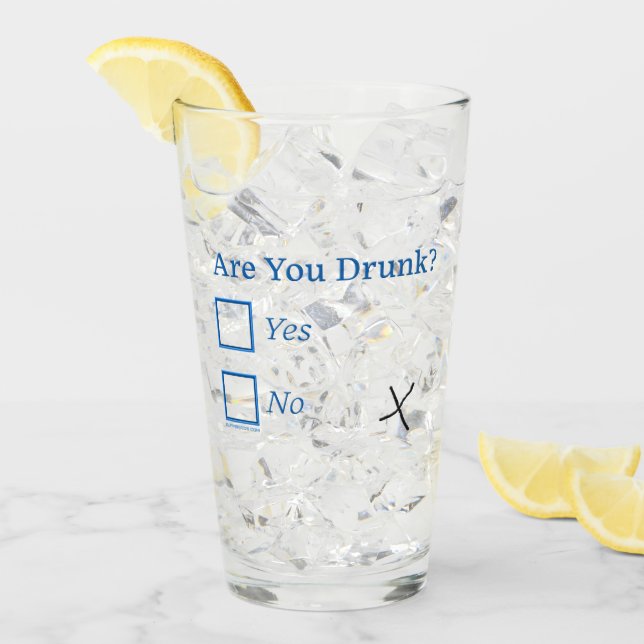 Copo De Pint SlipperyJoe's You Bebado hammered caixas c (Gelo frontal)