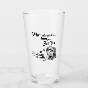 Copo De Pint Slogan da raça de cachorro linda Shih Tzu