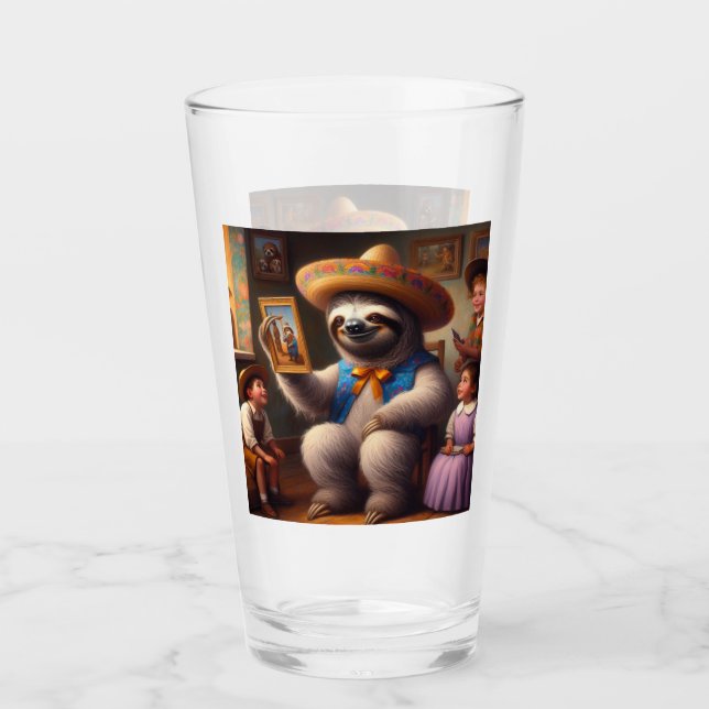 Copo De Pint Sloth Grandpa (Frente)