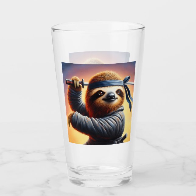 Copo De Pint Sloth Ninja (Frente)