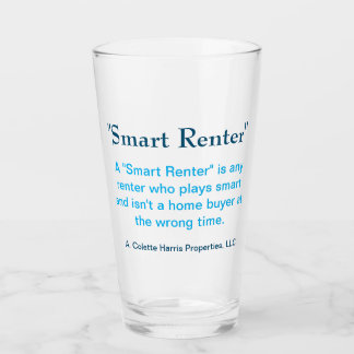 Copo De Pint Smart Renter - Design 3 Glass