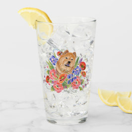 Copo De Pint SMOOTH Chow, design de vidro de 16 oz, frente e tr