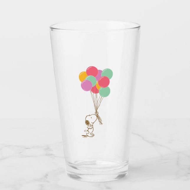 Copo De Pint Snoopy e Balões (Frente)