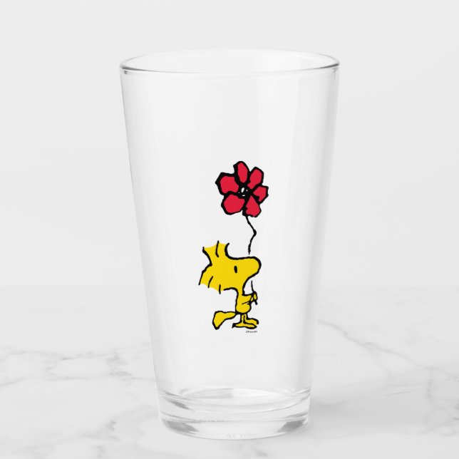 Copo De Pint Snoopy So Sweet Flower Pattern (Frente)