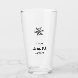 Copo De Pint Snowflake I Love Custom City Winters