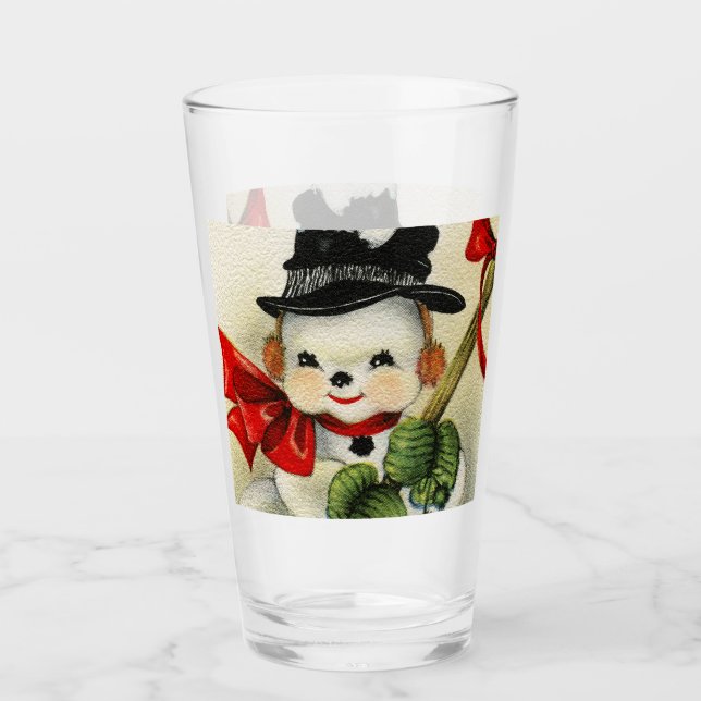 Copo De Pint Snowman 004 (Frente)