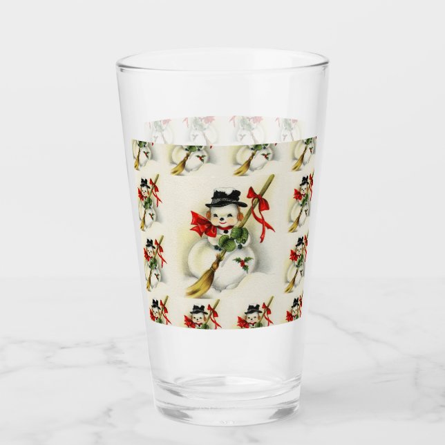 Copo De Pint Snowman 009 (Frente)