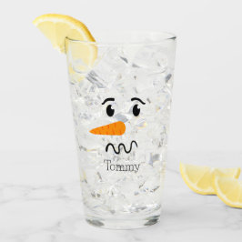 Copo De Pint Snowman Confusa Face Frosty