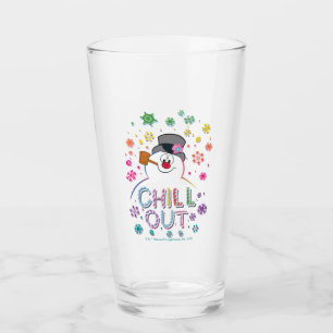 Copo De Pint Snowman™ congelado Colunas Arco-Íris "Frio"