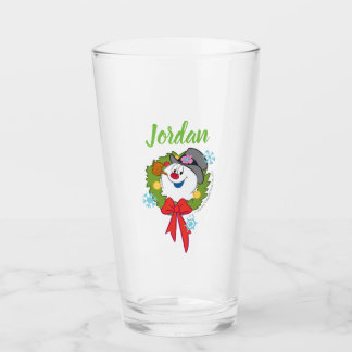 Copo De Pint Snowman™ congelado | Feriado congelado