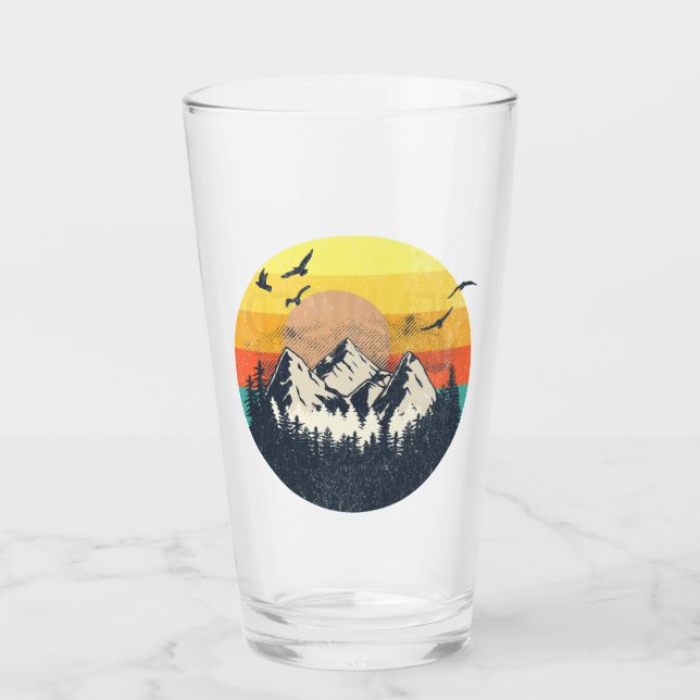 Copo De Pint Sol de montanha (Frente)