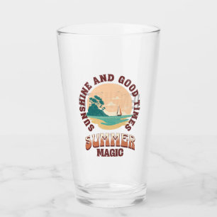 Copo De Pint Sol e bons tempos - magia de verão