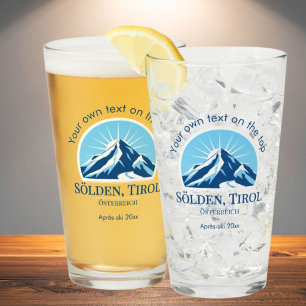 Copo De Pint Sölden Áustria resort de esqui bebidas cerveja