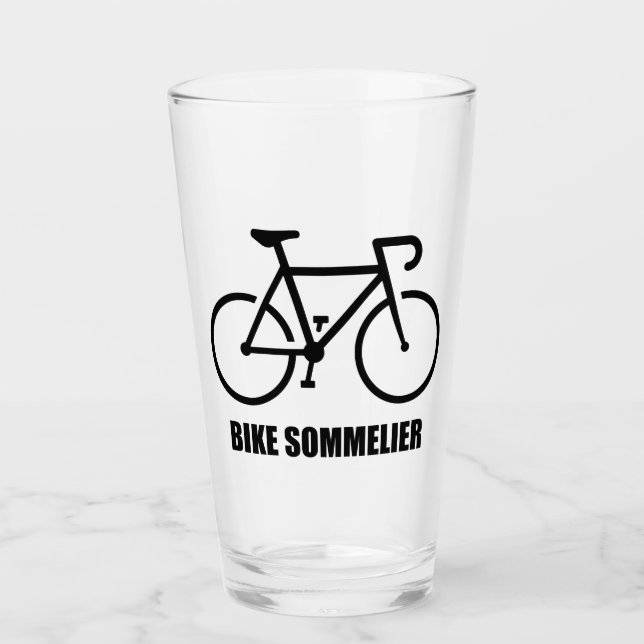 Copo De Pint Sommelier de Bicicletas (Frente)