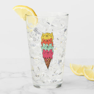 Copo De Pint Sorvete de Gato   Kawaii Kittens