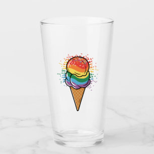 Copo De Pint Sorvete Rainbow LGBTQ+ Prioridade