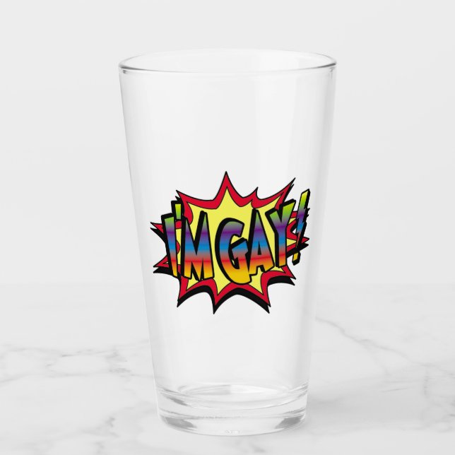 Copo De Pint Sou Gay Burst (Frente)