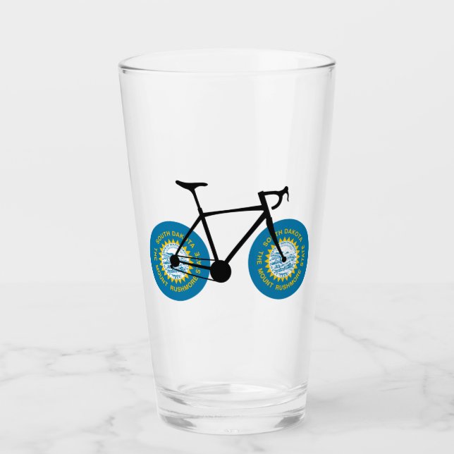 Copo De Pint South Dakota Flag Cycling (Frente)