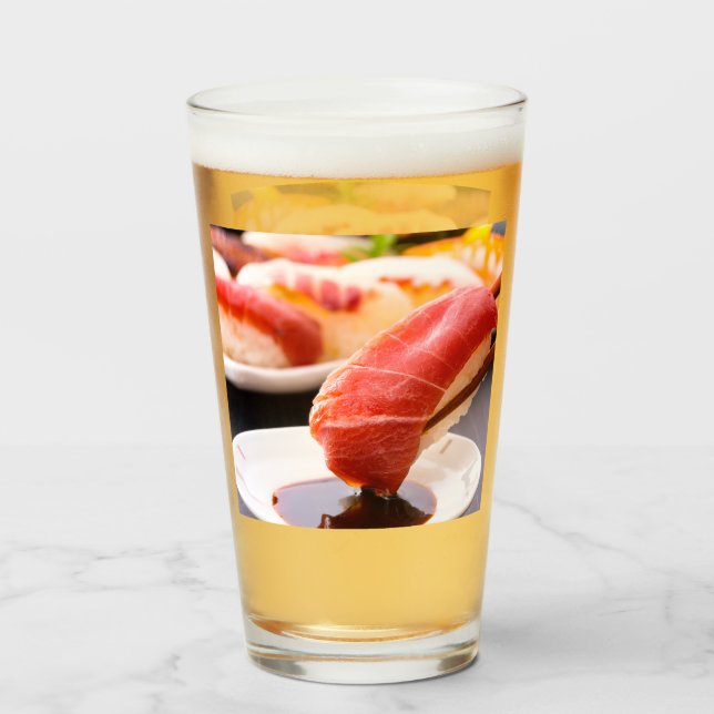 Copo De Pint Soy Sauce Splash – For the Flavor Chaser (Frente (Preenchido))