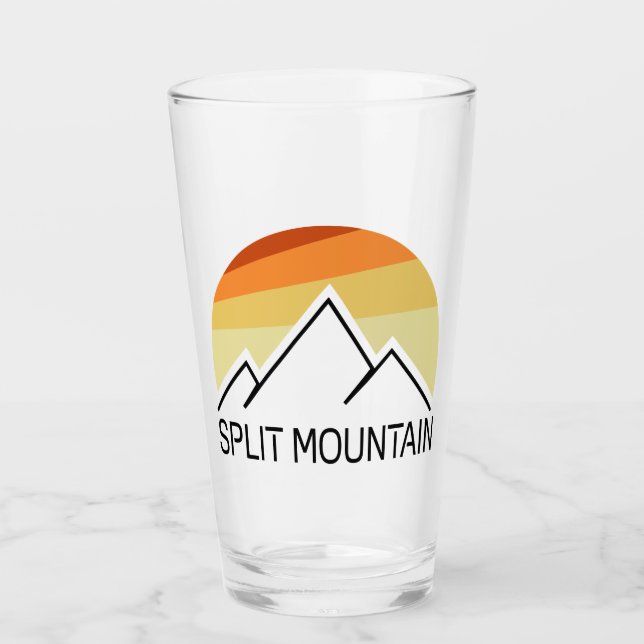 Copo De Pint Split Mountain Califórnia Retro (Frente)