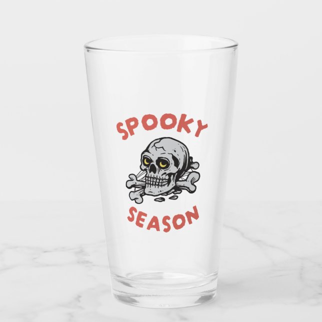 Copo De Pint Spooky Season Assustador Halloween (Frente)