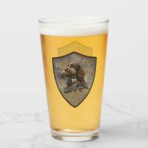 Sprocker Spaniel , Vidro de Arte de Canhão