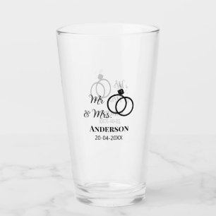 Copo De Pint Sr. & Sra. adicionar nome da família data ano casa