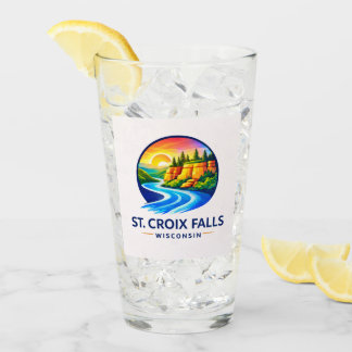 Copo De Pint St. Croix Falls Wisconsin Scenic River & Cliffs 