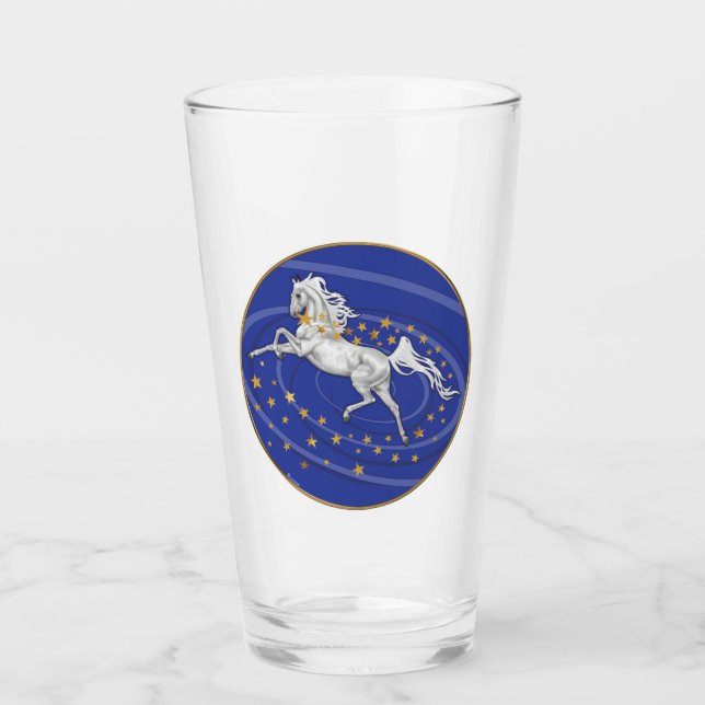 Copo De Pint Starry Mare Glass Tumbler (Frente)