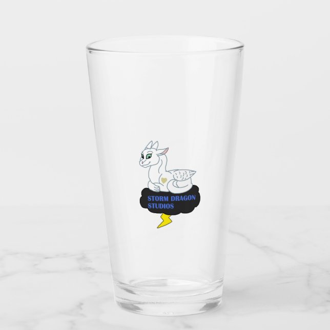 Copo De Pint Storm Dragon Studios Glass (Frente)