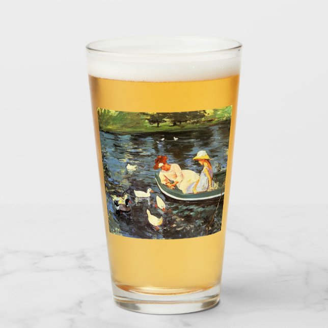 Copo De Pint Summertime (por Mary Cassatt) (Frente (Preenchido))