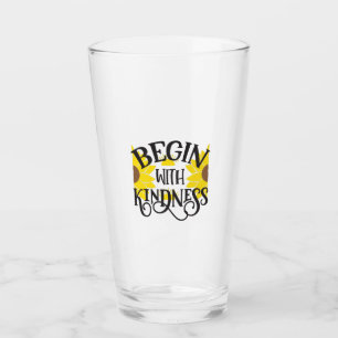 Copo De Pint Sunflower Lover Begin With Kindness