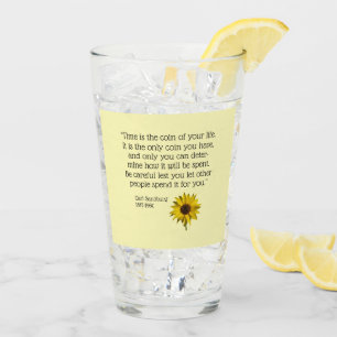 Copo De Pint Sunrise, inspiração, de dois lados,