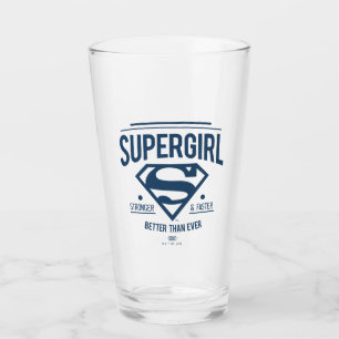 Copo De Pint Supergirl Melhor Do Que Nunca Gráfico Retroativo