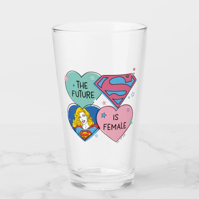 Copo De Pint Supergirl "The Future Is Female" (Frente)