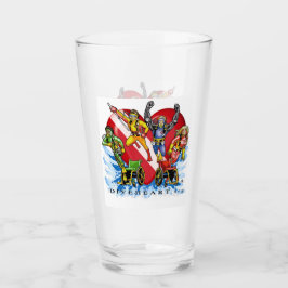 Copo De Pint Superheróis DiveHeart Pint Glass