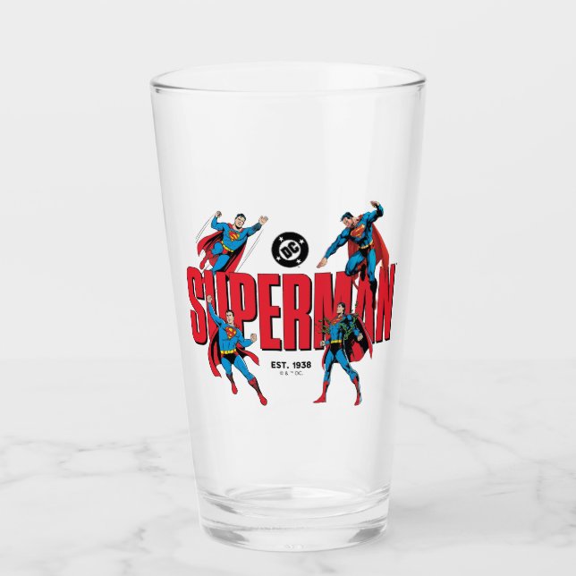 Copo De Pint Superman Legends Forever Graphic (Frente)
