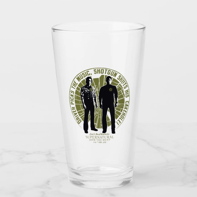 Copo De Pint Supernatural Winchester Brothers "Shotgun" (Frente)