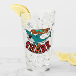 Copo De Pint Surf com tubarão