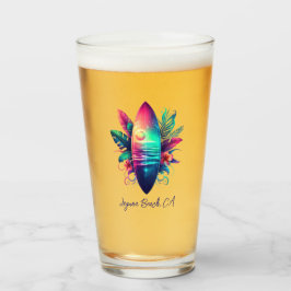 Copo De Pint Surfboard Tropical Beach-