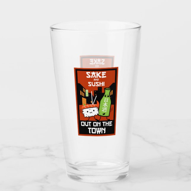 Copo De Pint Sushi E Sake Foodies (Frente)