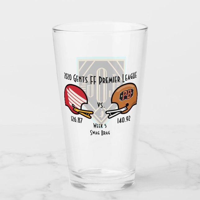 Copo De Pint SwagBrag5 DuckyShin v Pint Glass (Frente)
