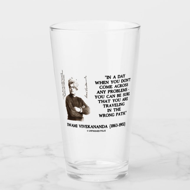 Copo De Pint Swami Vivekananda Traveling In Wrong Path (Frente)