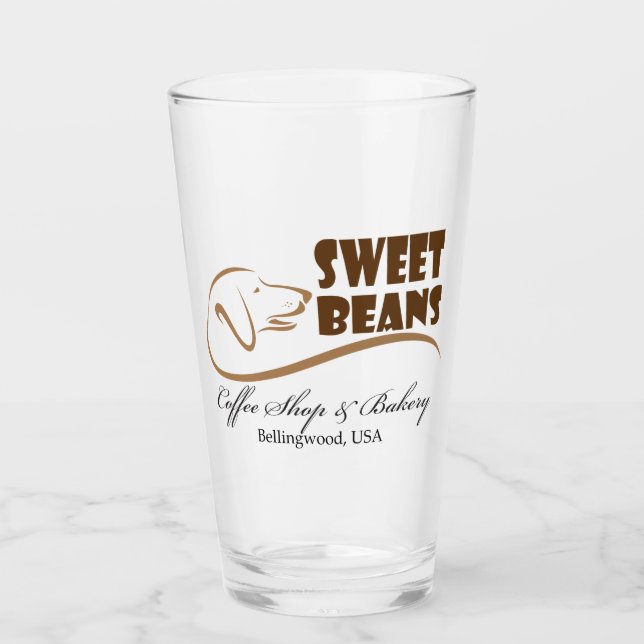 Copo De Pint Sweet Beans Drinking Glass (Frente)