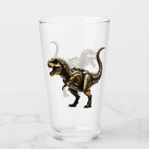 Copo De Pint T-Rex Mech Steampunk – Fera Dino de Latão