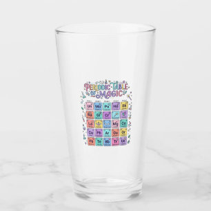 Copo De Pint Tabela Periódica de Magia do Unicórnio Presente Fo