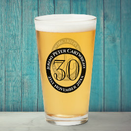 Copo De Pint Taca de Celebração de Aniversário de 30 Anos