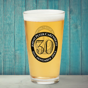 Copo De Pint Taca de Celebração de Aniversário de 30 Anos